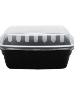 KARAT - Contenedor de Plástico con Tapa  12 Oz