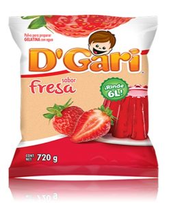d'gari gelatina de fresa