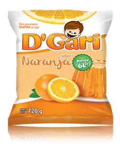 gelatina de naranja