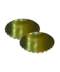 Circulo para Pastel Oro 6"