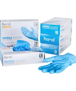 Guantes Azules de Nitrilo