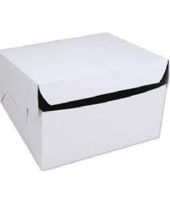 Caja de Cartón Blanco para Pastel #14