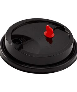 KARAT - Tapa Domo Negra de Plástico PP 16-24 oz